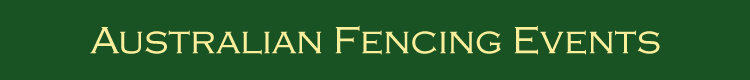 Australian Fencing Events