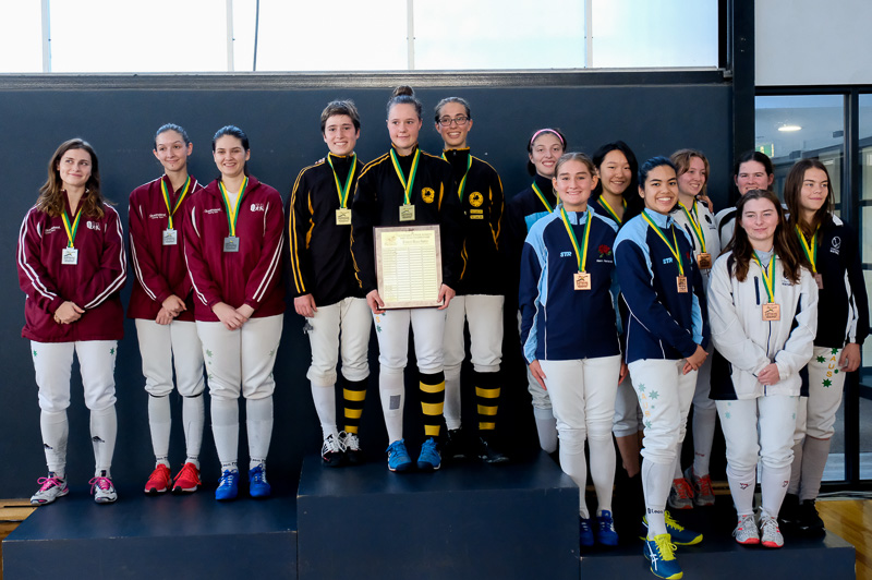 2019 Junior National Chamionships-Women's Epee Teams 2019 Junior National Chamionships-Women's Epee Teams