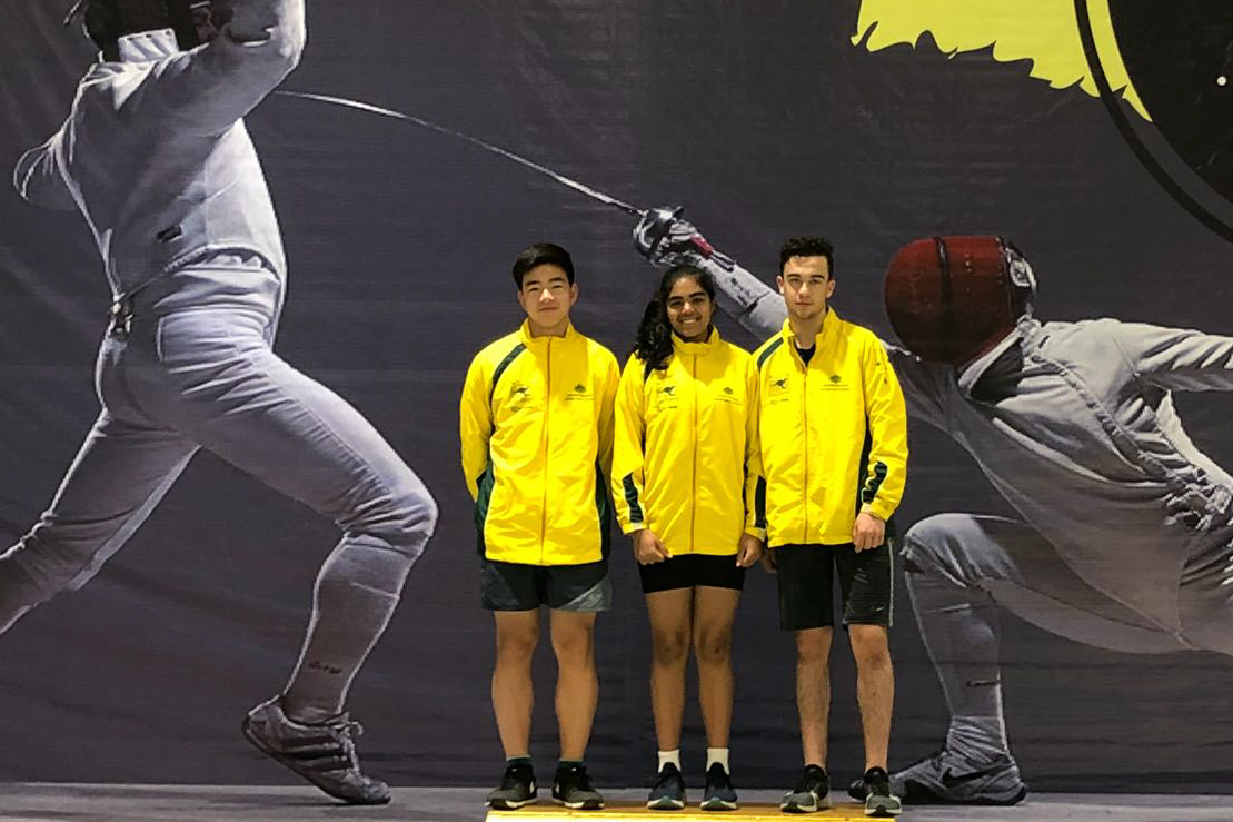 Australian fencers competing overseas 2018