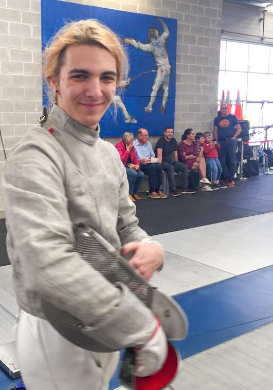 School fencer