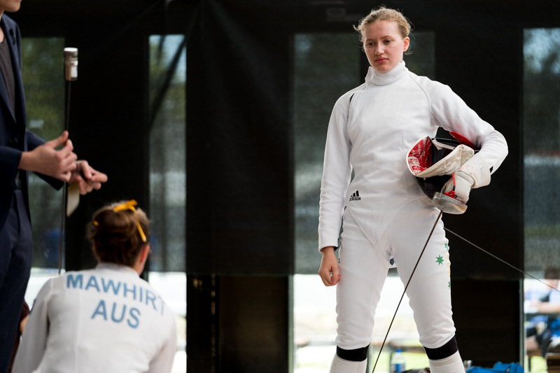 women in fencing